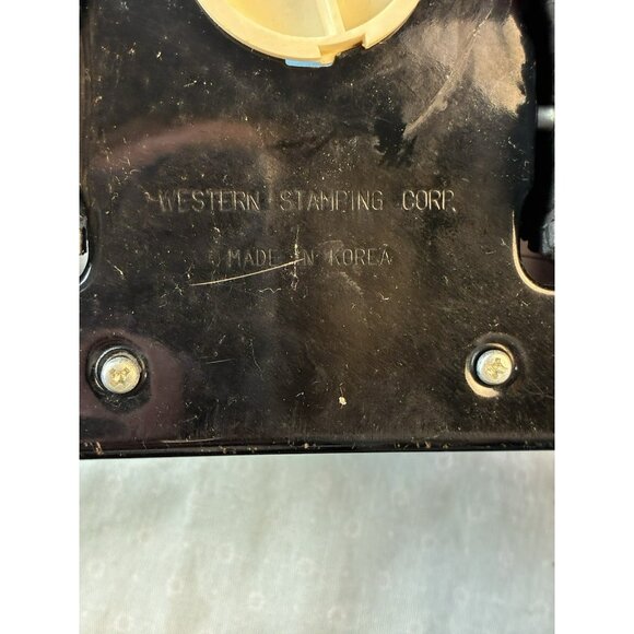 VTG 1970s USPS US Mail Postal Metal Jeep Coin Bank, Western Stamping Corp. Korea - Picture 9 of 9